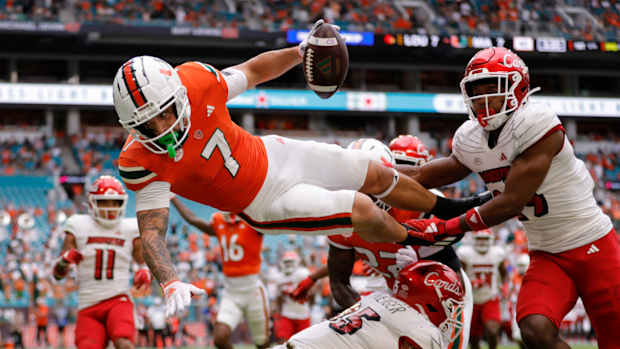 Miami versus Louisville 2023